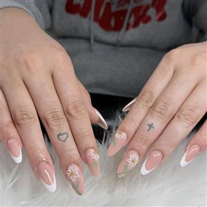 Acrylic with Gel Polish