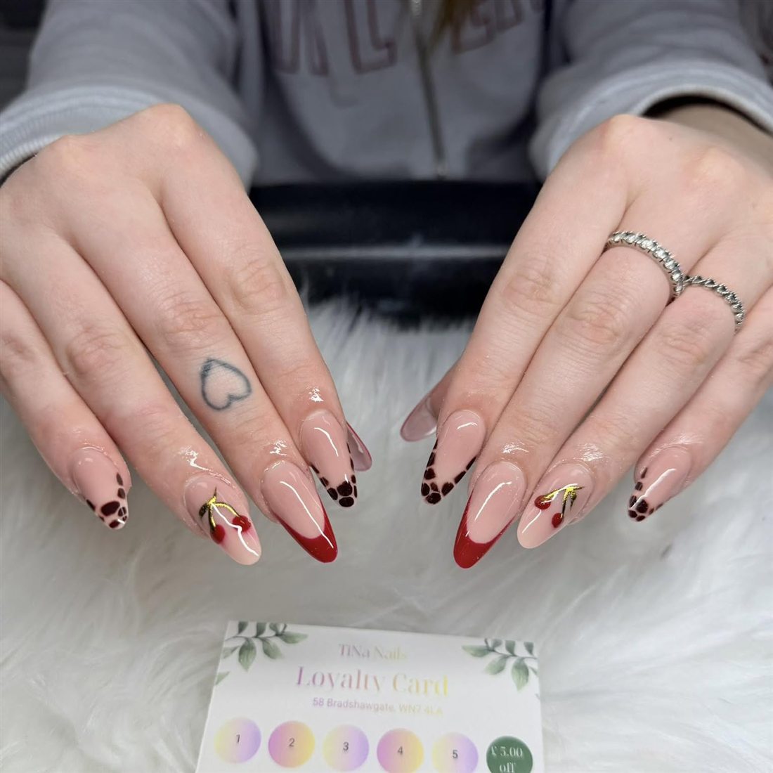 Cherry & leopard design 6