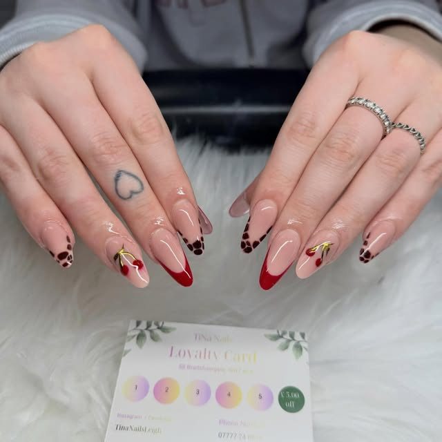 Red French & leopard 12